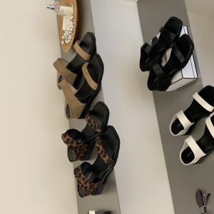 2026 Summer New Style Hidden Wedge Ankle Boot Slippers for Women Korean Fashion Open Toe
